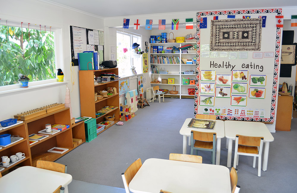 Inside our childcare centre at Geraldine Place, Kohimarama Kohimarama